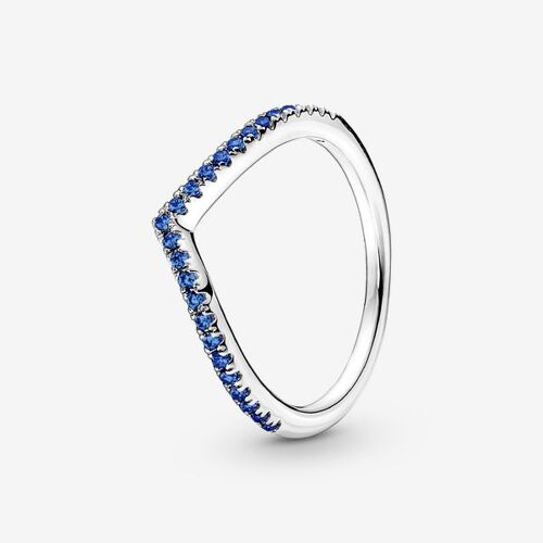 Bague Bleue Scintillante V?u Pandora Timeless