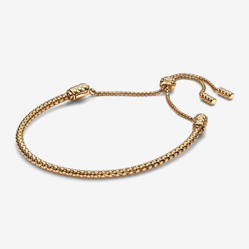 Pandora Bracelet Coulissant Chaîne Cloutée