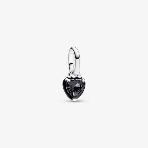 Pandora Mini Dangle Coeur Chakra Noir Pandora Me