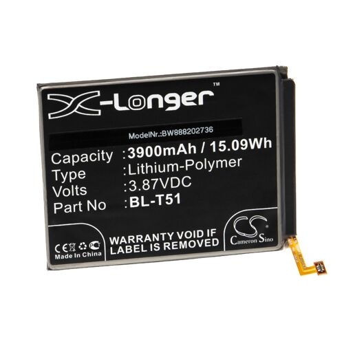Vhbw Batterie Compatible Avec Lg K420, K420bmw, K52, K520bmw, K520emw, K52 2020, K525 Smartphone (3900mah, 3.87v, Li-Polymère)