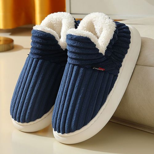 Chaussures Chaussons D'intérieur Chauds En Peluche Pour Femmeschaussures En Coton Talons Ronds Pour Femmestoboggans En Fourrure Pour Couplenon Aldmaisonhiver