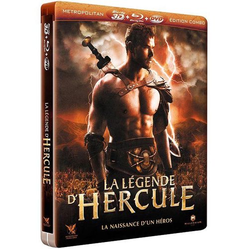 La Légende D'hercule - Combo Blu-Ray 3d + Blu-Ray + Dvd - Édition Boîtier Steelbook