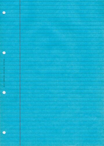 Elve Lot De 5 Blocs Audit Lignes + Marge 297x210 80 Pages Bleu