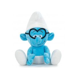 Peluche Schtroumpf A Lunettes 33 Cm - Set Doudou Enfant Collection Schtroumpf + 1 Carte Tigre