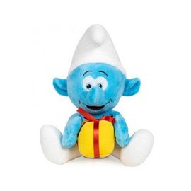 Peluche Schtroumpf Farceur 33 Cm - Set Doudou Enfant Collection Schtroumpf + 1 Carte Tigre