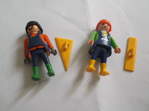 Lot Playmobil 2 Maçons Équipés