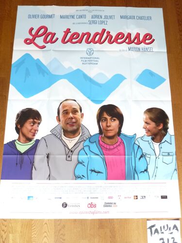 La Tendresse De  Marion Hänsel Avec Olivier Gourmet, Marilyne Canto  - Affiche Originale De Cinéma 120 X 160 Cm