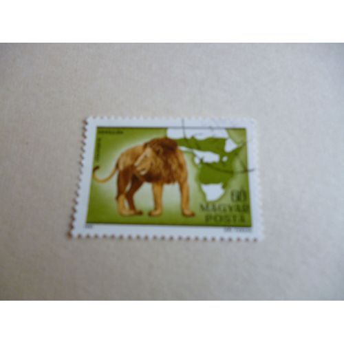 Timbre "Magyar Posta:Lion".