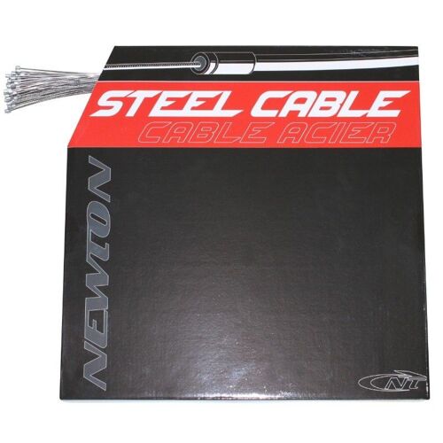 Cable De Derailleur Newton Inox Renforce Pour Shimano Et Adaptable 1,2mm 2,10m (Boite De 100)