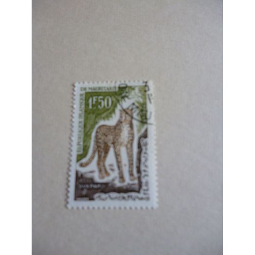 Timbre "République Islamique De Mauritanie :Guépard".