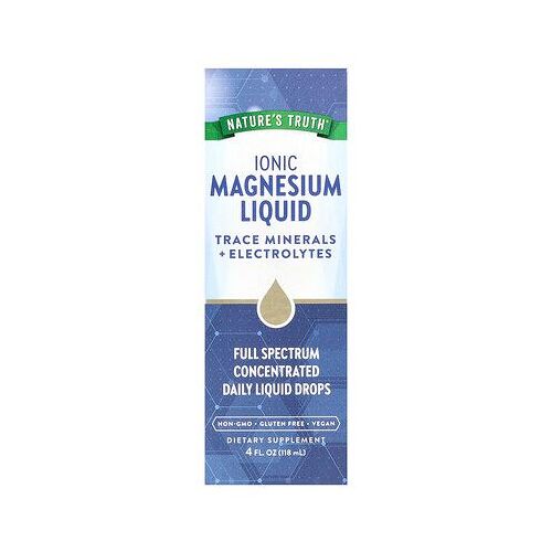 Nature's Truth, Liquide De Magnésium Ionique, Non Aromatisé, 118 Ml 