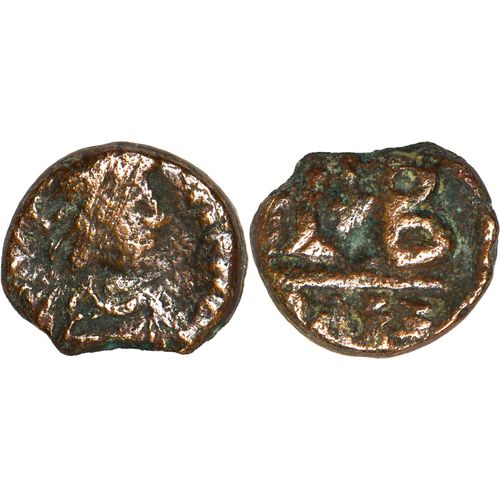 Byzance - Docecanummium - Justinien Ier - 560 Ad - I+B/Alez - 2.71 G. - Rare - 22-003