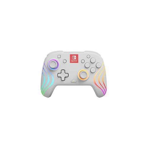 Pdp Afterglow Wave Wireless Controller, White, Nintendo Switch