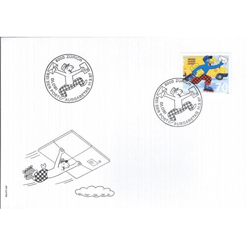 Suisse - Enveloppe 1er Jour - 1997 - La Poste - Yt 1538