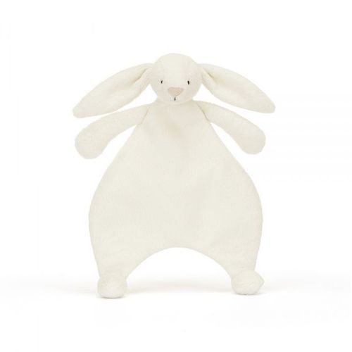 Doudou Plat Jellycat Bashful Cream Bunny Comforter