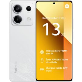 Smartphone XIAOMI Redmi Note 13 256Go Blanc 5G