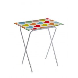 Don Hierro - Table Pliante Avec Plateau Amovible, Petite Table D'appoint Pliante Pour Cuisine, Camping, Terrasse, Jardin, Ada-79