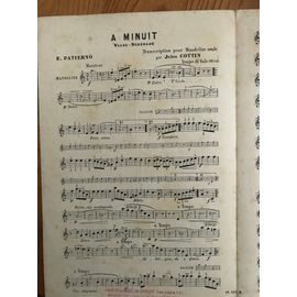 A Minuit . Patierno . Partition Mandoline