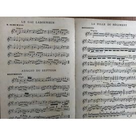 Le Gai Laboureur . Schumann . Partition Mandoline