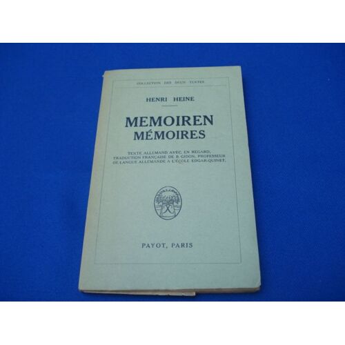 Memoiren Mémoires