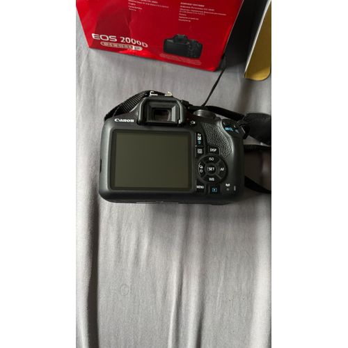 Canon EOS 2000D 24.1 mpix + Objectif 18-55mm IS II + batterie Kit
