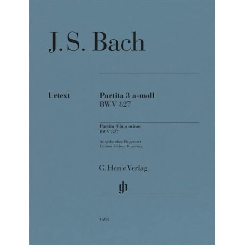 Johann Sebastian Bach - Partita Nr. 3 A-Moll Bwv 827