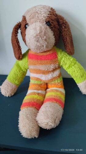 S/ Vintage Peluche Chien Multicolore Boulgom?