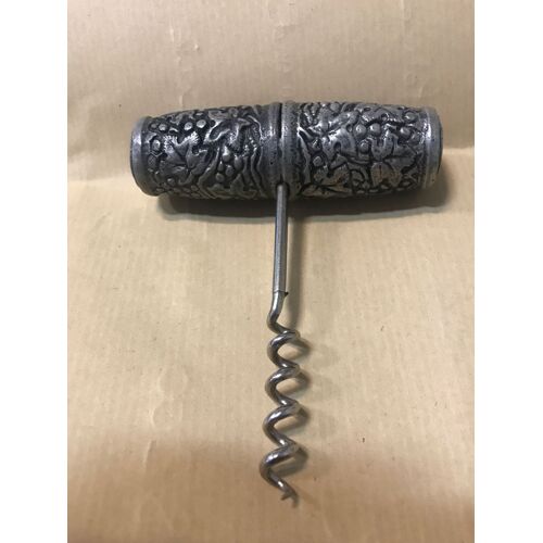 Tire Bouchon En Etain - Etains De La Fontaine Paris - 10,5x9 Cm