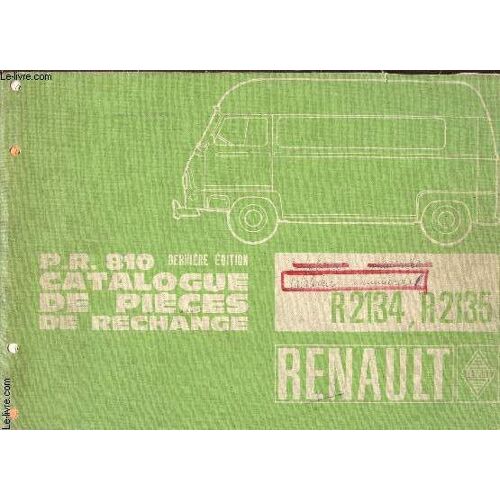 Catalogue De Pieces De Rechange - P.R. 810 - Renault R214,  R215 / Derniere Edition.
