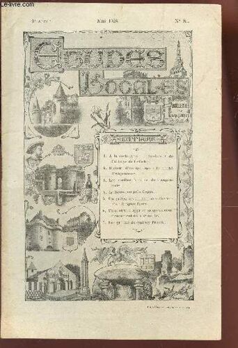 Etudes Locales - N°81 - Mai 1928 - 9e Année / A La Recherche Du Fondateur De L'abbaye De Cellefrouin - Histoire D'un Apenage : Le Duché D'angoumois - Etc...