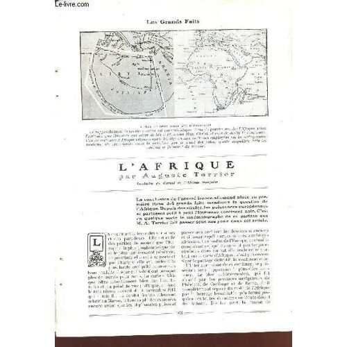 L'afrique / Extrait De  A Travers Le Globe.