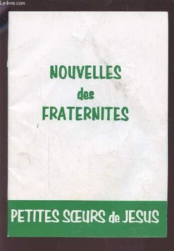 Nouvelles Des Fraternites.