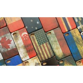 Coque Case Drapeau Flag Vintage Apple Iphone Samsung Galaxy Note, Smartphone: Apple Iphone 4 / 4s, Pays: Russie