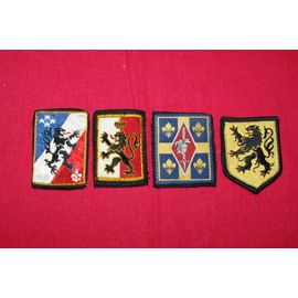 Lot De 4 Blasons D'épaule