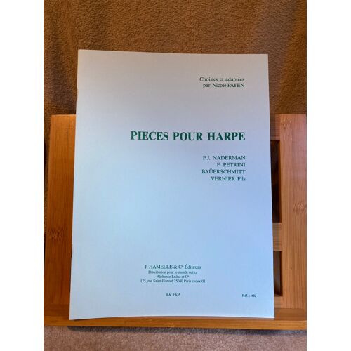 Pièces Pour Harpe Recueil Partition Nicole Payen Éditions Hamelle