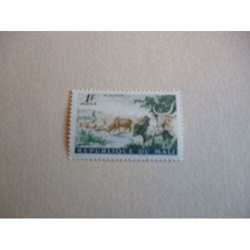 Timbre "République Du Mali :Élevage".