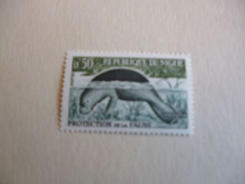 Timbre " Niger:Protection De La Faune :Lamantin".