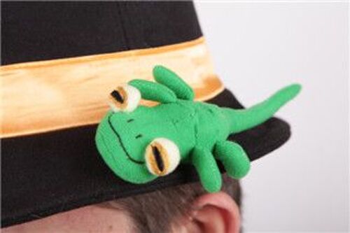 Chapeau Bonnet Haut Top Noir Bande Jaune Katekyo Hitman Reborn Personnage Reborn Caméléon Magique Cosplay Costume Déguisement Boutique Black Sugar Paris Lolita Punk Gothique