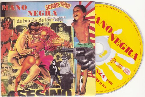 Mano Negra Cd Single  Senor Matanza / Super Chango France Card Ps
