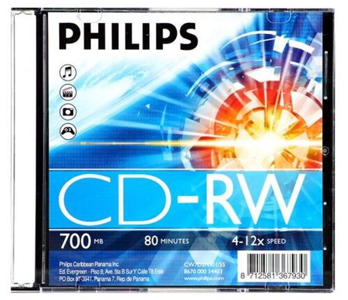 Philips CD-RW 80 min/700MB 4-12X
