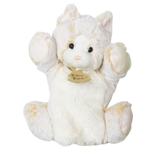 Doudou Histoire D'ours Chat Cat Beige Marron Z'animois Marionnette Ho2135