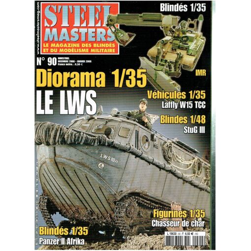 Revue Steel Masters N°72 - Thème : Zouaves, Maus, Blindés En Corée - Occasion Avec Défauts