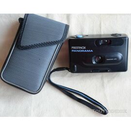 Appareil Photo Argentique Panoramique Prestinox (Japon) - 35mm, Compact, Noir - Occasion Garantie
