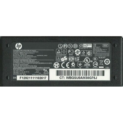 Adaptateur alimentation chargeur pour ordinateur portable HP PPP009H Visiodirect