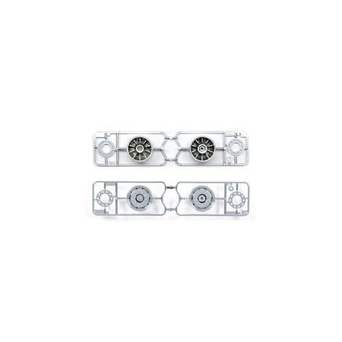 Tamiya - 56519 - Accessoire Pour Radio Commandes - Jante Chromée 30 Mm Arr.