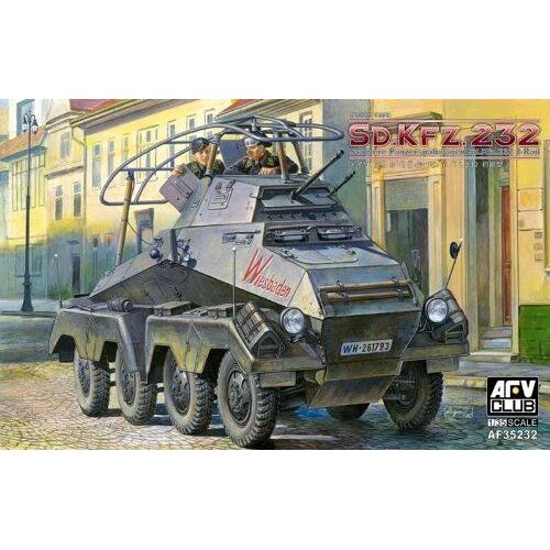 Afv Club 35232 Sd.Kfz 232 (8 Rad) Early Type 1:35 Plastic Kit Maquette