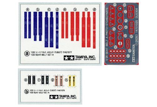 Tamiya - 12637 - Accessoire Pour Maquette - Harnais Siege F1 A-Tamiya