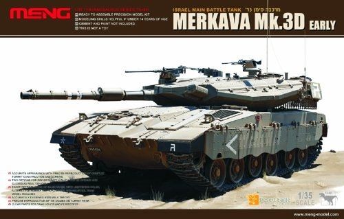 Meng Model Mmts001 Merkava 3d Early 1:35 Plastic Kit Maquette-Meng