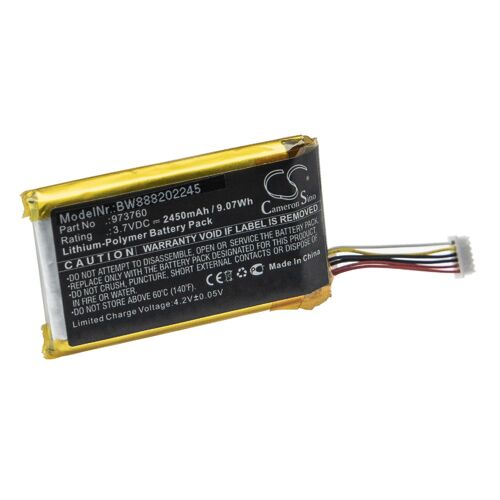 Vhbw Batterie Compatible Avec Dji Mavic Air 2, Pro Controller Télécommande Manette De Drone (2450mah, 3,7v, Li-Polymère)-Vhbw