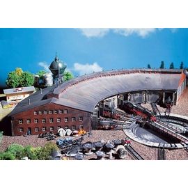 Faller - F222118 - Modélisme Ferroviaire - Rotonde A Locomotive 2 Places-Faller